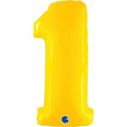 Balão Foil 102cm Amarelo