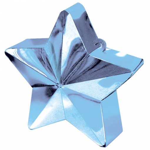 Peso para balão Estrela Azul Claro