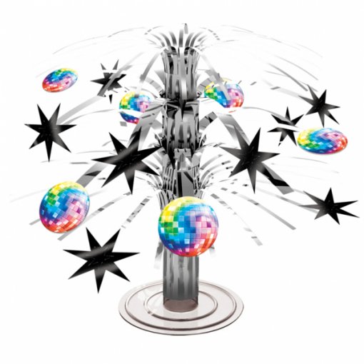 Centro de Mesa Cascata Decorativo 70s Disco