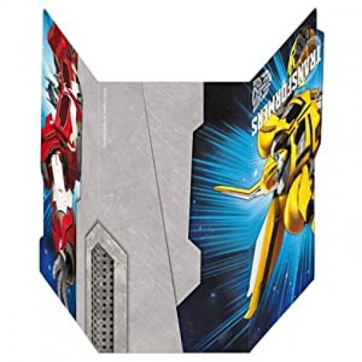 6 Convites Transformers 2