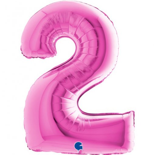 Balão Foil 102cm Fuchsia nº2