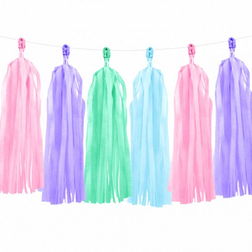 Grinalda Tassel Pastel 1,5m