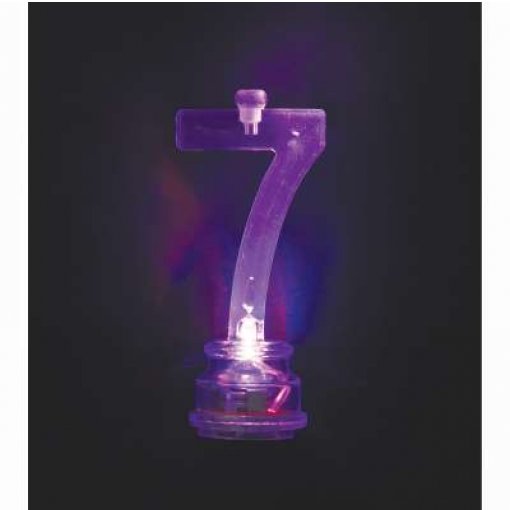 Vela de Aniversário com suporte LED nº 7