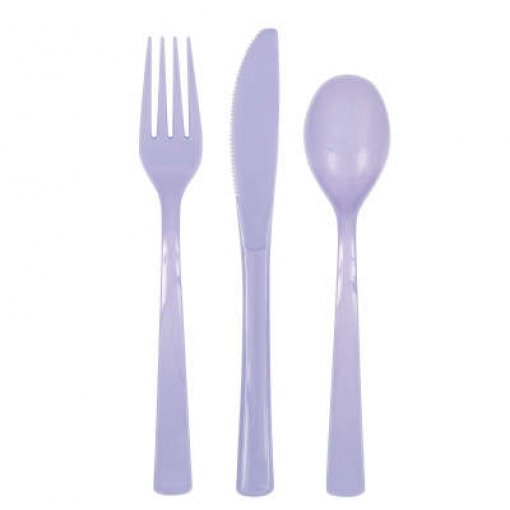 18 Sortido de Talheres Lilás