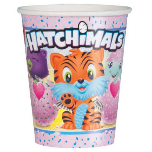 8 Copos 267ml Hatchimals