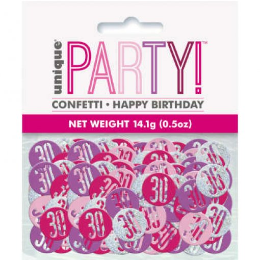 Confettis 14,2g Glitz Rosa & Prateado Foil nº 30