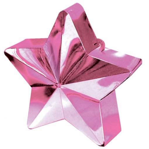 Peso para balão Estrela Rosa Claro