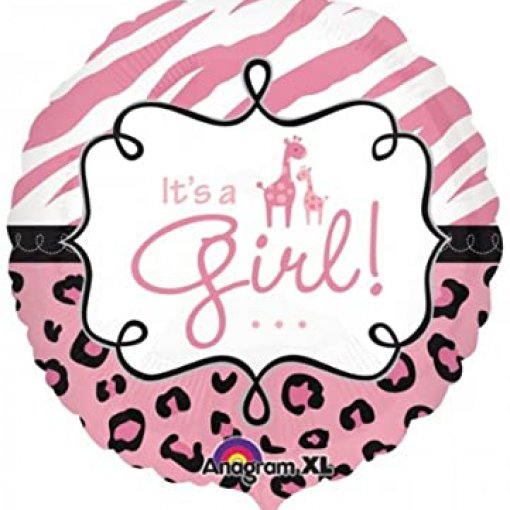 Balão Foil Standard Safari It's a Girl