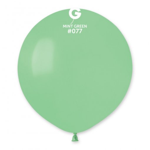 50 Balões latex 19'' (48cm) cor Mint Green #077 - G150