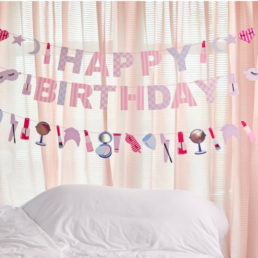 2 Grinaldas Happy Birthday 2m Pamper Party