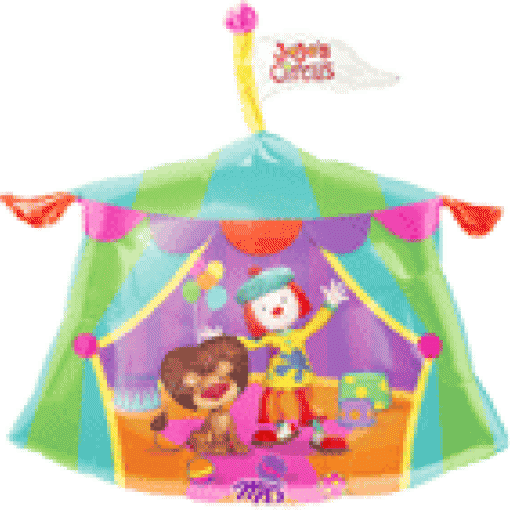 Balão Foil P38 SuperShape Jojo's Circus