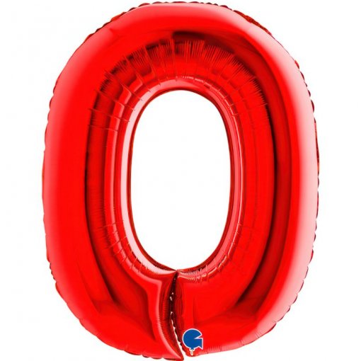 Balão Foil 102cm Vermelho nº0
