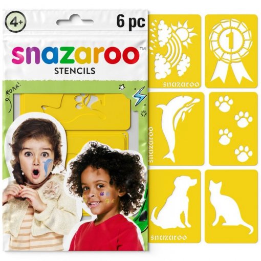 Set de 6 Stencils Snazaroo Unisexo