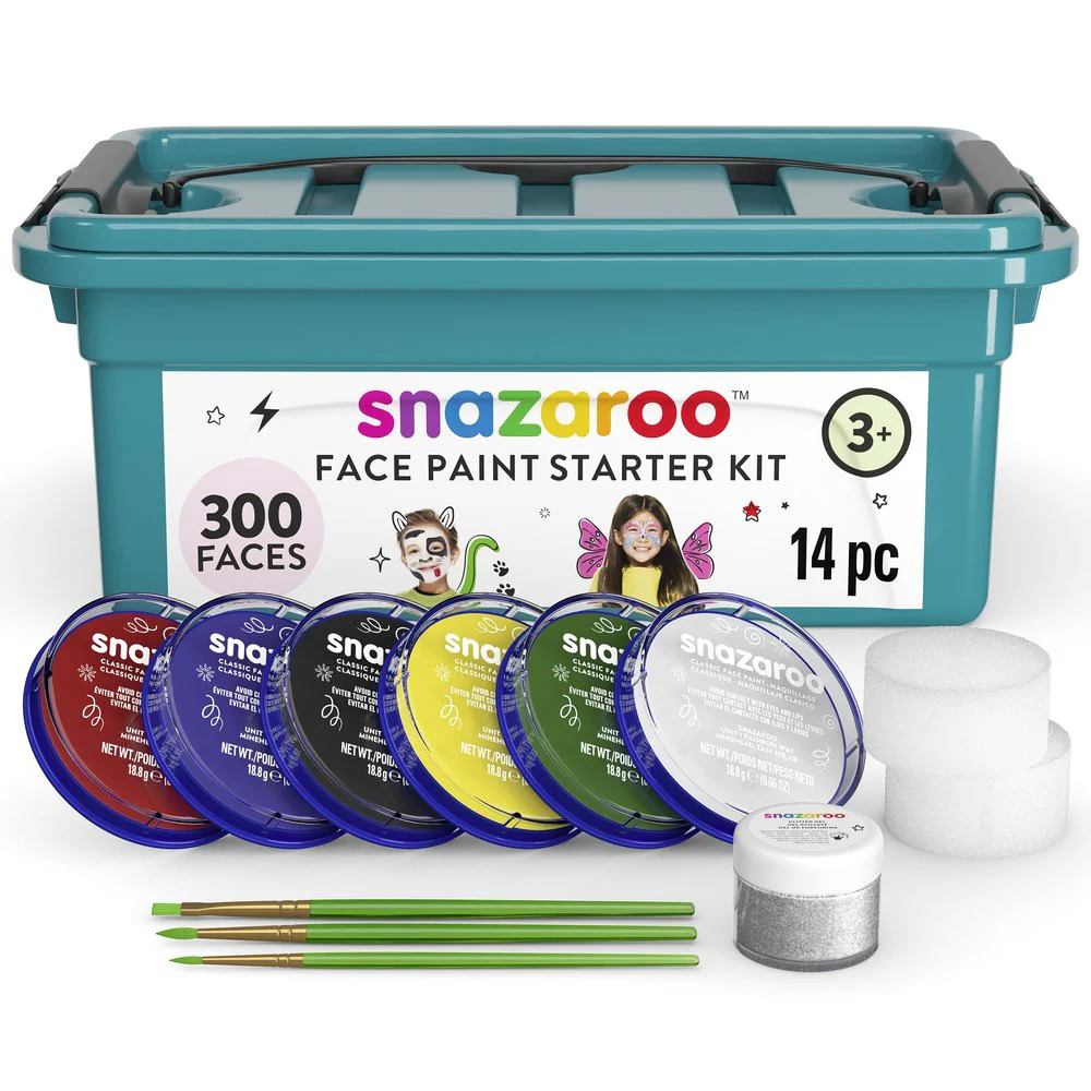 Kit Inicial de Pinturas Faciais Snazaroo (Mini Starter Kit)