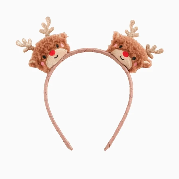 Bandolete de Natal com Cabeças de Rena