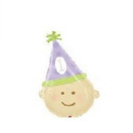 Balão Foil P35 SuperShape 1º Aniversário Bebé