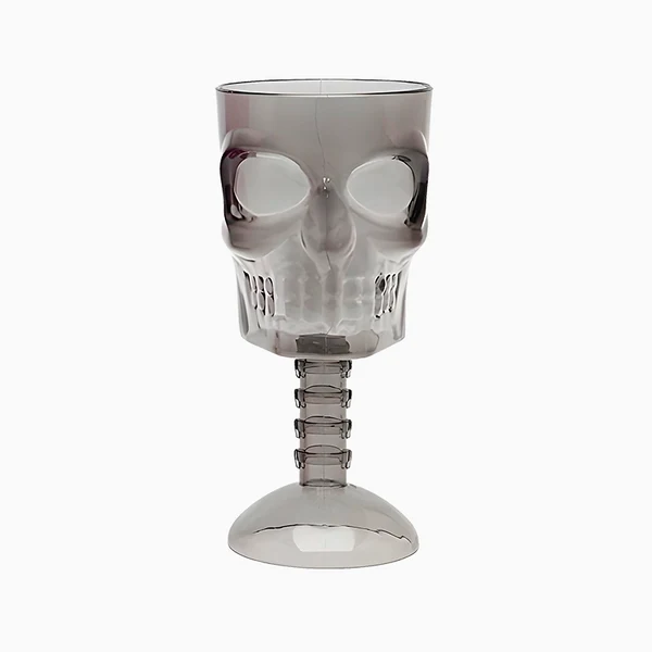Copo Cálice Caveira 380ml Preto