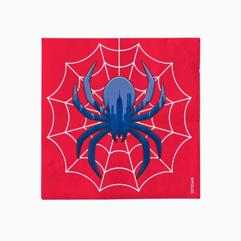 20 Guardanapos 33cm Spider