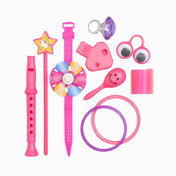 Conjunto 10 Brindes Sortidos Cor de Rosa