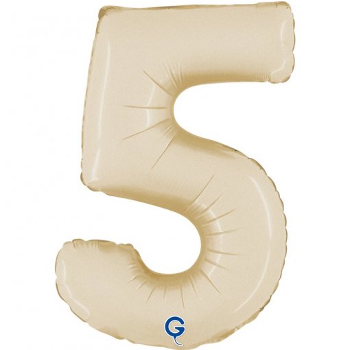 Balão Foil 14'' (35cm) Satin Cream nº5