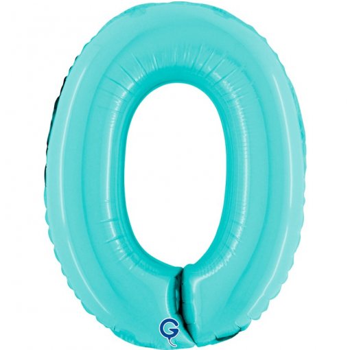 Balão Foil 14'' (35cm) Azul Pastel nº0