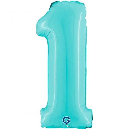 Balão Foil 14'' (35cm) Azul Pastel nº1