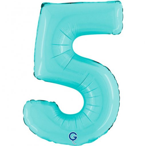 Balão Foil 14'' (35cm) Azul Pastel nº5