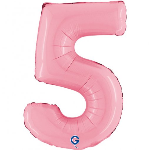 Balão Foil 14'' (35cm) Rosa Pastel nº5