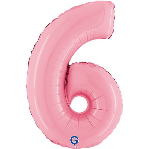 Balão Foil 14'' (35cm) Rosa Pastel nº6