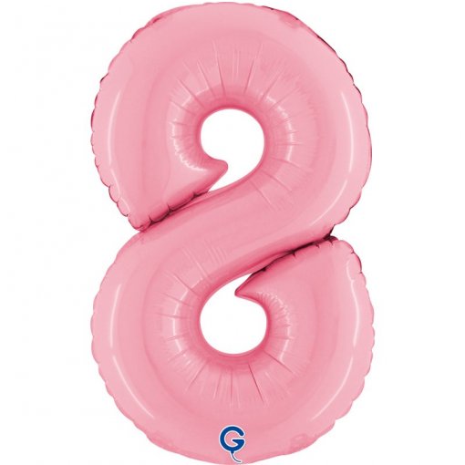 Balão Foil 14'' (35cm) Rosa Pastel nº8