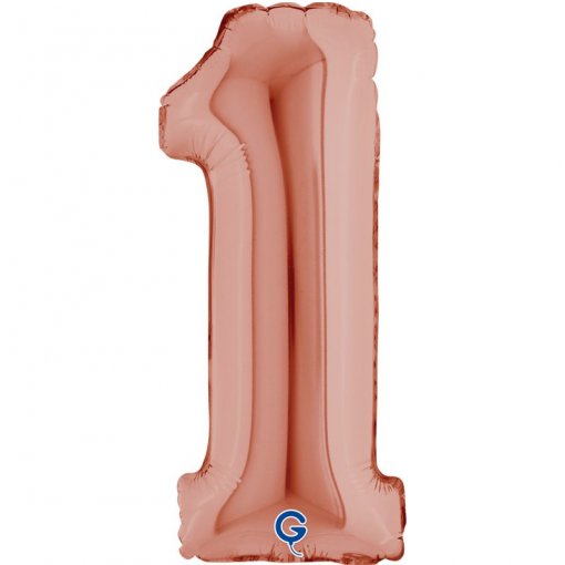 Balão Foil 14'' (35cm) Rose Gold nº1