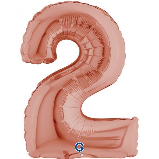 Balão Foil 14'' (35cm) Rose Gold nº2