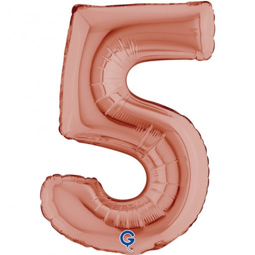 Balão Foil 14'' (35cm) Rose Gold nº5