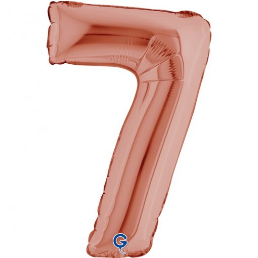 Balão Foil 14'' (35cm) Rose Gold nº7