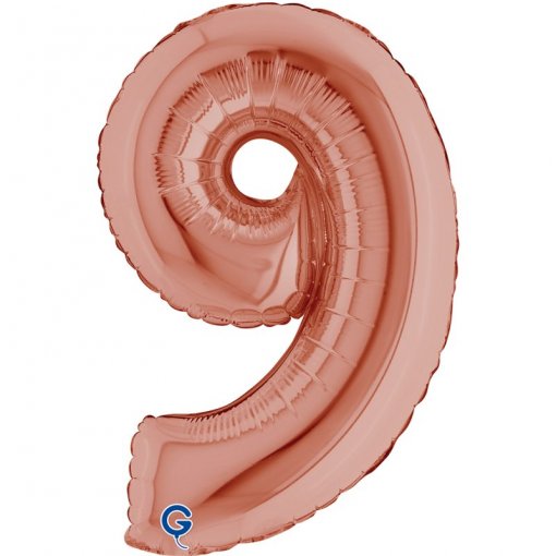 Balão Foil 14'' (35cm) Rose Gold nº9