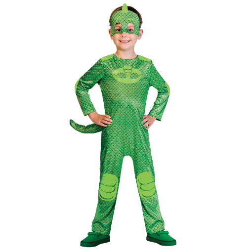Fato Pj Masks Gekko - Idade 3-4 Anos