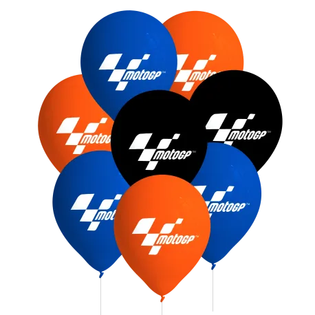 8 Balões Latex 11'' Moto GP