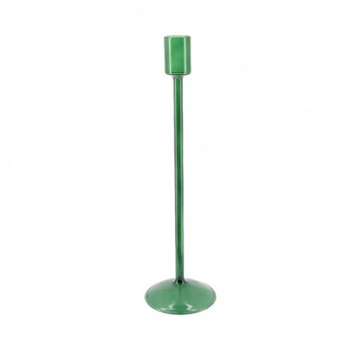 Castiçal 8,5x30cm Elegância Verde 