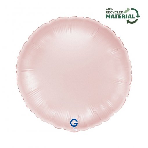 Balão Foil Redondo 18'' Satin Pastel Pink - Rosa Pastel