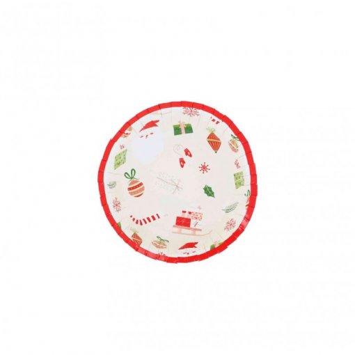 8 Taças de Papel 13,5cm Christmas Vibes 