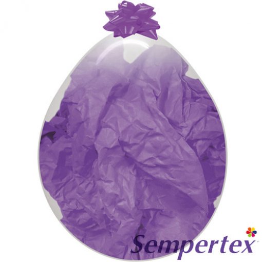 25 Balões latex R18 (45cm) - Transparente - para Stuffing