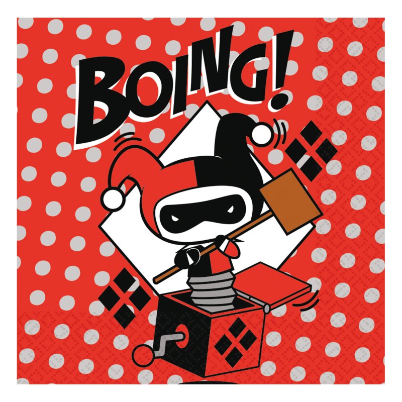 16 Guardanapos 33cm Batman v Joker