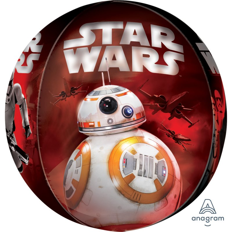 Balão Foil Orbz Star Wars - Kilo Ren