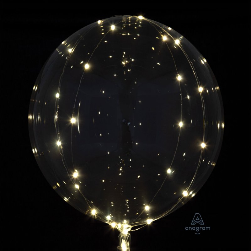 Crystal Clearz P45 18'' LED Branco (Bubble)