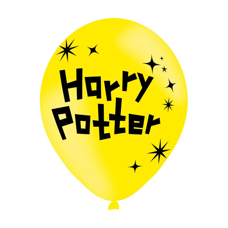 6 Balões Latex 11'' Harry Potter