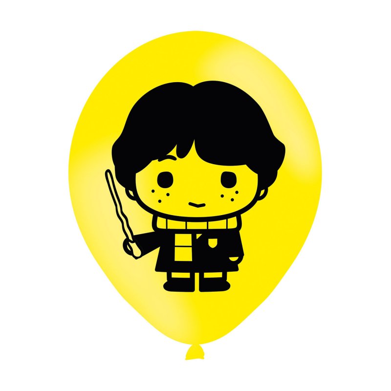 6 Balões Latex 11'' Harry Potter