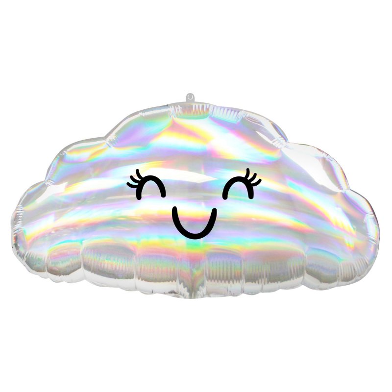 Balão Foil S50 58x30cm Nuvem Holográfica