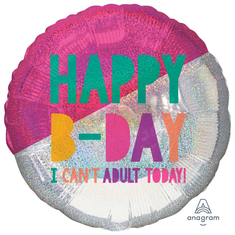 Balão Foil SuperShape P40 Young & Fab Birthday 71cm