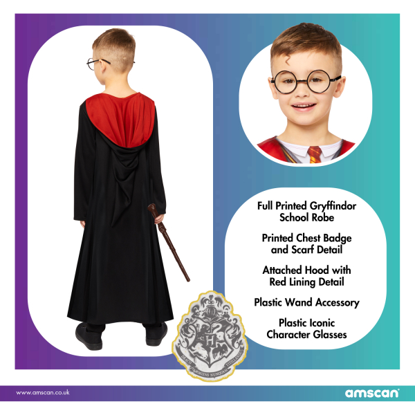 Fato Harry Potter - Idade 8-10 Anos