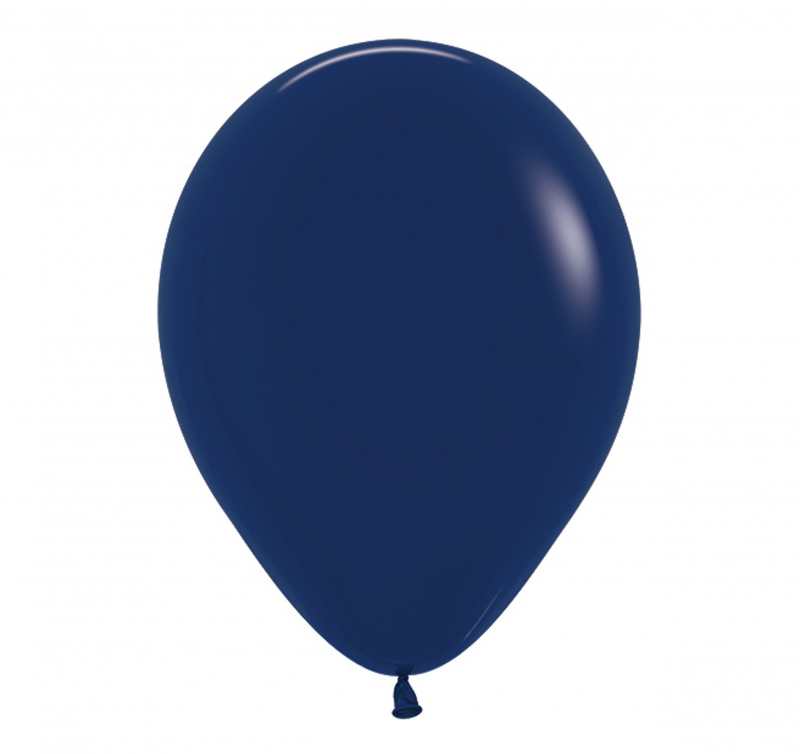 50 Balões latex R12 (30cm) - Navy Blue - 044